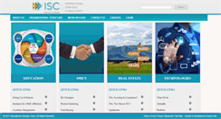 Desktop Screenshot of internationalstrategicconsultants.com